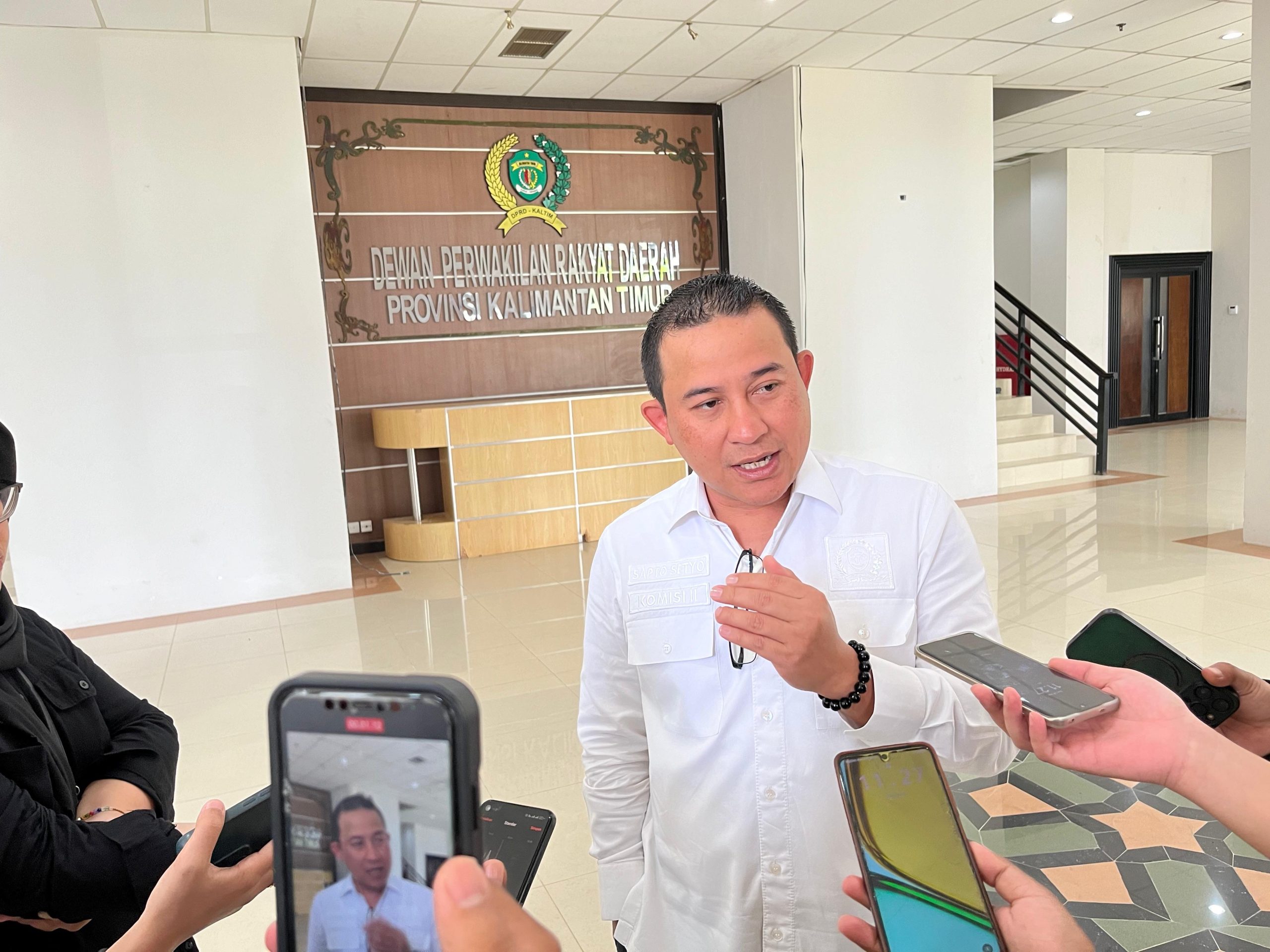 Wakil Ketua Komisi II DPRD Kalimantan Timur (Kaltim), Sapto Setyo Pramono. (Dok: teraskatakaltim)