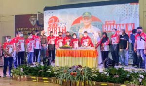 Penutupan turnamen badminton Bontang Kapolres Cup 2022. Foto: Yayuk/teraskaltim.com