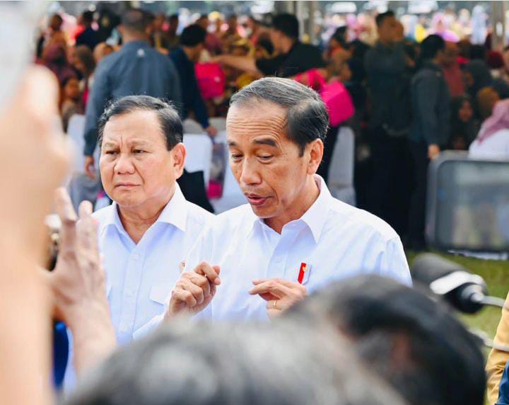 Joko Widodo bersama Prabowo Subianto (instagram.com/jokowi)