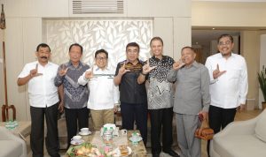 Muhaimin Iskandar dikunjungi jenderal di Senayan Jakarta (foto: X cakimiNow)