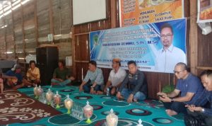 Ketua Komisi I DPRD Kaltim Baharuddin Demmu saat berkunjung ke wilayah Dapilnya