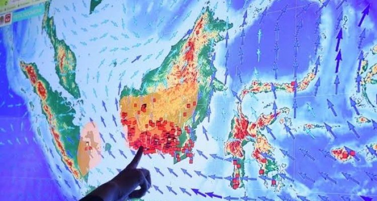 BMKG deteksi puluhan titik panas di Kalimantan Timur (republikaonline)