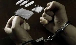 Ilustrasi jaringan narkoba (kolase)