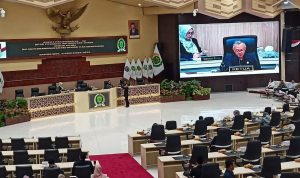 Suasana Rapat paripurna DPRD Kaltim