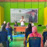 Anggota DPRD Kaltim Sutomo Jabir sosialisasi wawasan kebangsaan di kampung Pegat Batumbuk Kecamatan Pulau Derawan Kabupaten Berau. (resky)