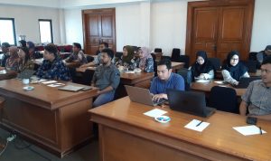 Pelatihan Tim Enumerator Sentra Pemberdayaan Pemuda Desa/Kelurahan (SPPDK) yang diselenggarakan di Grand Elty Hotel Tenggarong, Minggu, 12 November 2023.