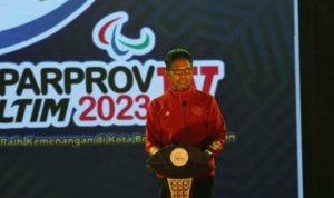 Pembukaan Pekan Paralympic Provinsi (Peparprov) IV Kalimantan Timur (Kaltim). (ist)