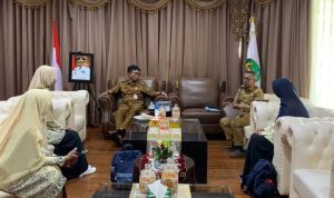 Kepala Dinas Pemuda dan Olahraga (Dispora) Kalimantan Timur (Kaltim), Agus Hari Kesuma (AHK) menerima audiensi dari Ketua Pimpinan Wilayah Pemuda Nasyiatul Aisyiyah Kaltim