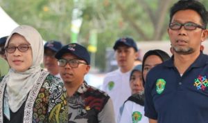 Pembukaan Pekan Raya Pemuda di Halaman Stadion Gelora Kadrie Oening, Kamis (26/10).