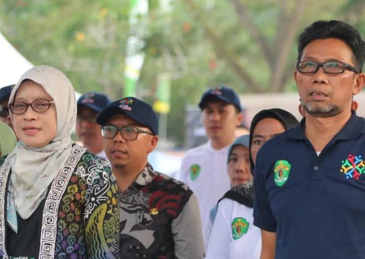 Pembukaan Pekan Raya Pemuda di Halaman Stadion Gelora Kadrie Oening, Kamis (26/10).