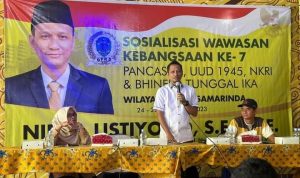 Sosialisasi Wawasan Kebangsaan, Nidya Listiyono di Wilayah II Samarinda.