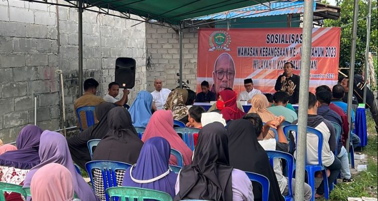 Anggota DPRD Kaltim Muhammad Adam sosialisasi wawasan kebangsaan di wilayah Balikpapan. (Dok pribadi)
