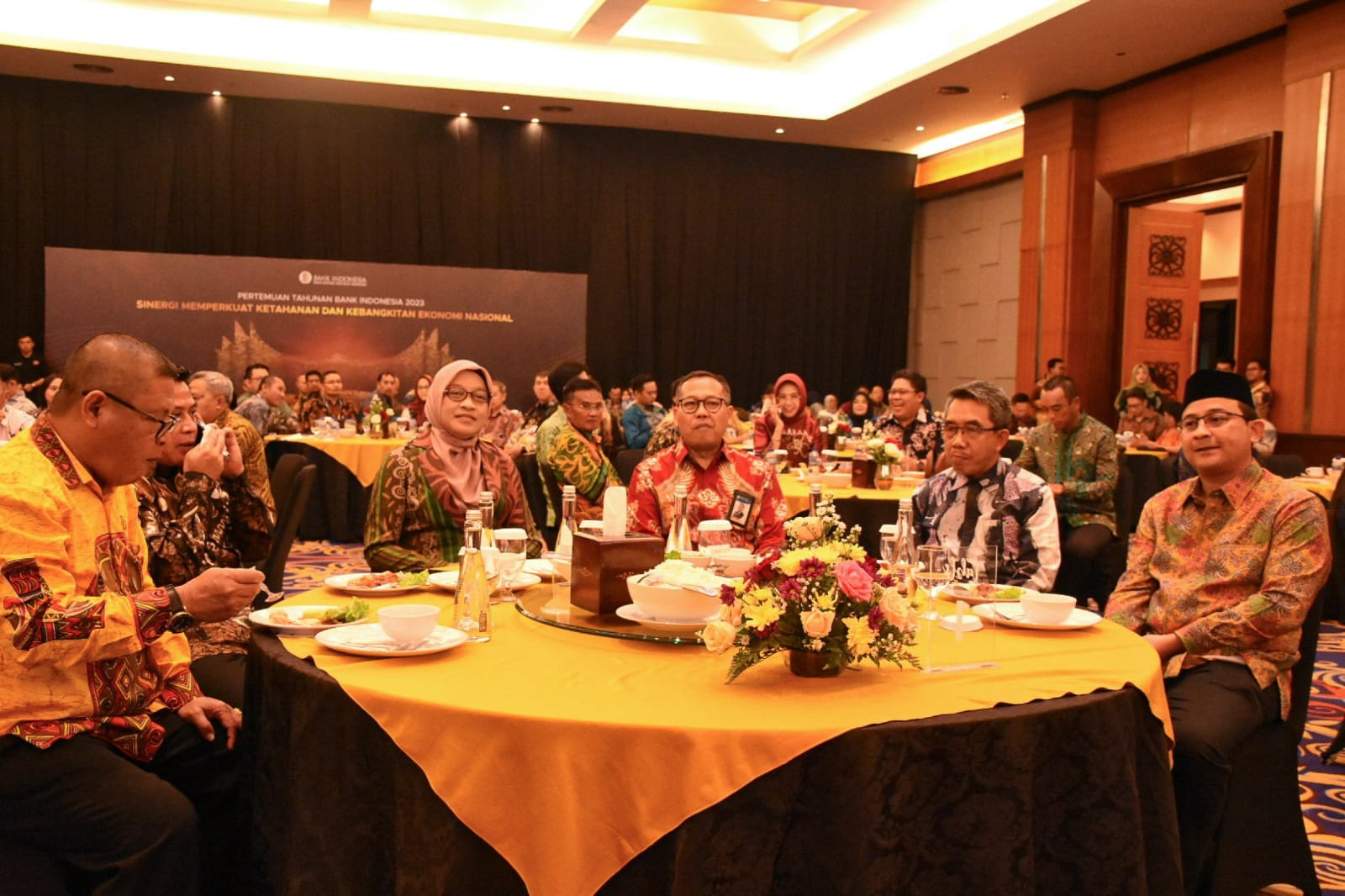 Anggota Komisi II DPRD Kaltim Sapto Setyo Pramono menghadiri acara Pertemuan Tahunan Bank Indonesia (PTBI) KPw BI Kaltim Tahun 2023. (Ist)