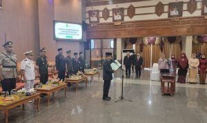 Pelantikan delapan pimpinan tinggi pratama di lingkungan Pemkab Kutim. (ist)