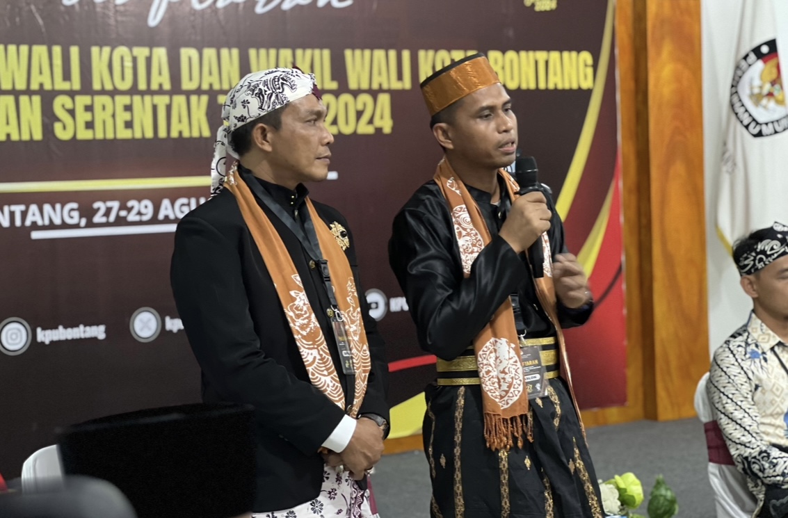 Bapaslon kepala daerah Kota Bontang, Sutomo Jabir dan Nasrullah (dok: teraskata)