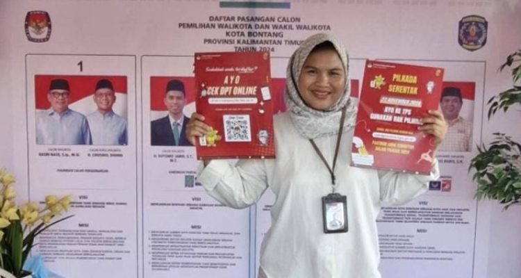 Komisioner KPU Bidang Partisipasi Masyarakat, Sosialisasi Pendidikan Pemilih Sumber Daya Manusia Bontang Rina Megawati