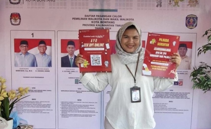 Komisioner KPU Bidang Partisipasi Masyarakat, Sosialisasi Pendidikan Pemilih Sumber Daya Manusia Bontang Rina Megawati