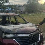 Mobil terbakar di Balikpapan milik penjual kayu (dok: teraskata)