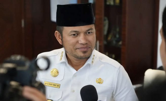 Gubernur Kalimantan Timur Rudy Mas’ud saat ditemui awak media di Kota Samarinda (dok: ist)