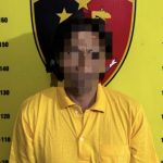 Salah satu tersangka ditangkap Polsek Sangasanga (dok: humas polres kukar)
