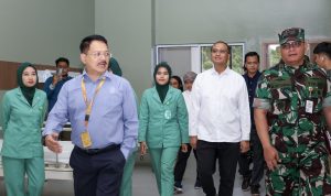 Delegasi Kementerian Pertahanan dan Lembaga Perguruan Taman Taruna Nusantara (LPTTN) meninjau lokasi dan memantapkan rencana pembangunan SMA Taruna Nusantara di IKN. (Dok: OIKN)