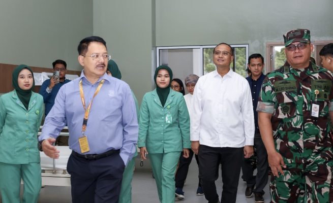 Delegasi Kementerian Pertahanan dan Lembaga Perguruan Taman Taruna Nusantara (LPTTN) meninjau lokasi dan memantapkan rencana pembangunan SMA Taruna Nusantara di IKN. (Dok: OIKN)