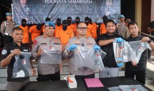 Konferensi pers Polresta Samarinda terkait kasus pembunuhan (dok: katakaltim)