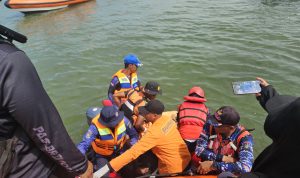 Penemuan korban kapal tenggelam di Penajam (dok: teras)