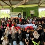 Peserta didik Sekolah Alam Melawan di Kutai Timur dikunjungi para pemuda (dok: teras)