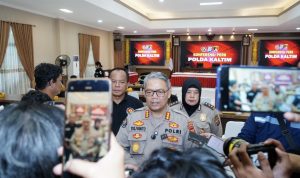 Polda Kaltim gelar konferensi pers (dok: ist)