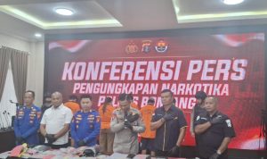 Konferensi pers Polres Bontang (dok: teras)
