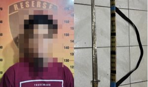 Tersangka pembacokan di Kukar (dok: Humas Polres Kukar)