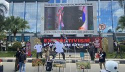Peringatan Hari Anti Tambang di Kalimantan Timur