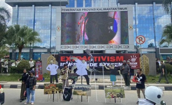 Peringatan Hari Anti Tambang di Kalimantan Timur