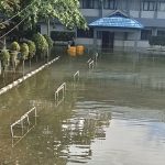 Genangan air di Universitas Mulawarman (dok: FKIP Unmul)