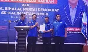 Partai Demokrat Kalimantan Timur (Kaltim) menggelar Rapat Koordinasi Daerah (Rakorda) dan Halal Bihalal di Hotel Puri Sinyiur Samarinda (dok: ist)