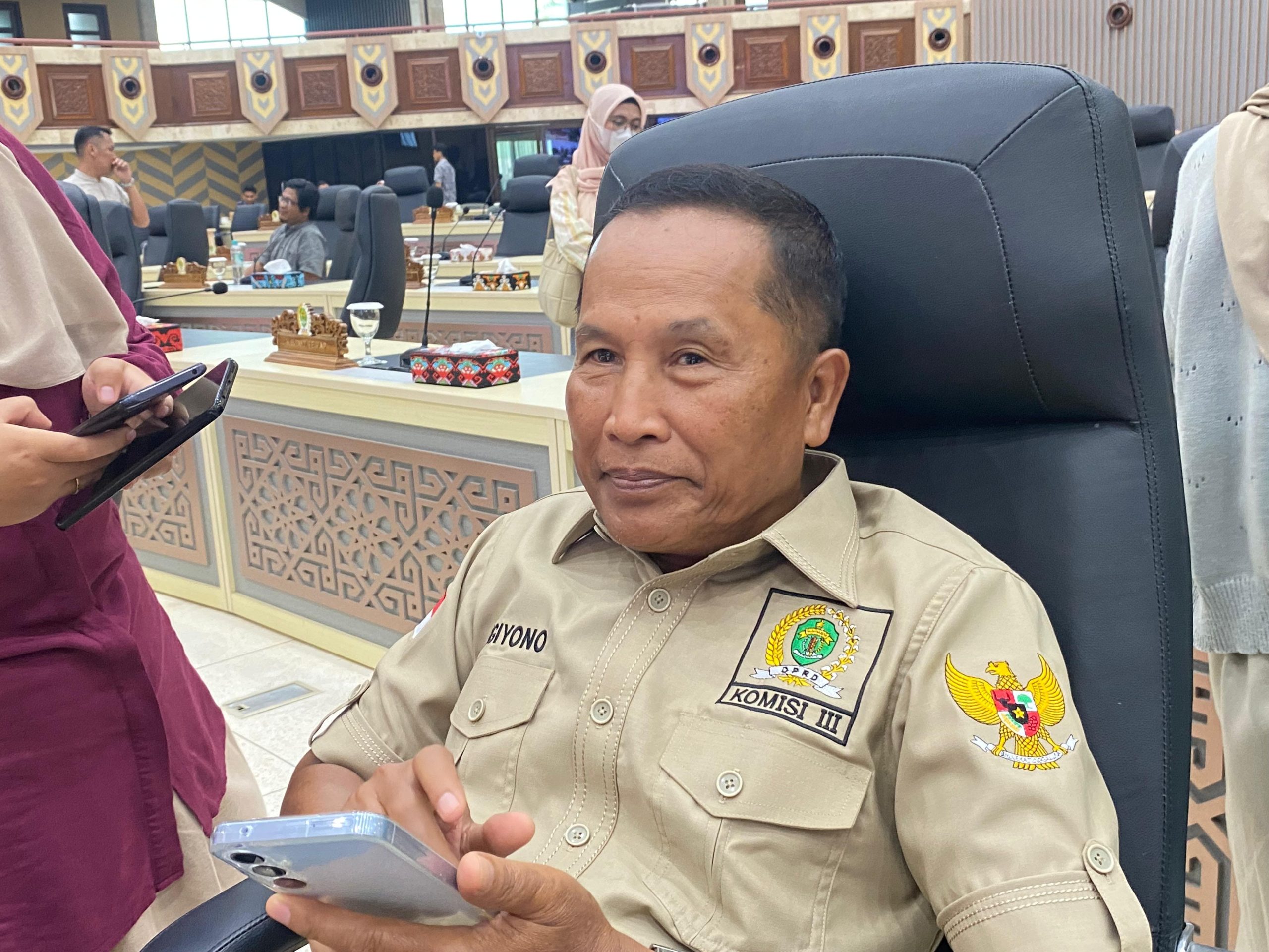 Anggota Komisi III DPRD Kalimantan Timur (Kaltim), Sugiyono.(Dok: teraskata)