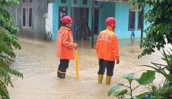 Banjir di Telihan, Kota Bontang, Rabu 14 Mei 2025 (dok: BPBD)