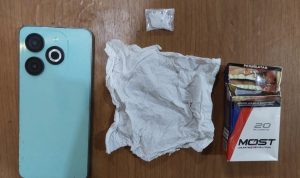 Barang bukti pengedar narkoba di Kota Bontang (dok: Polres Bontang)