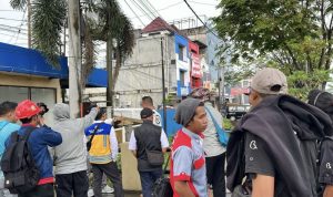Pemkot Balikpapan melanjutkan proyek pembangunan saluran drainase di kawasan Jalan MT Haryono Balikpapan Selatan.