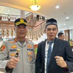 Kapolres Kutim, AKBP Fauzan Arianto (kiri) Kepala Disperindag Kutim, Nora Ramadani (kanan)