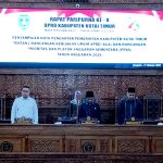 Rapat paripurna, di Ruang Sidang Utama Sekretariat DPRD Kutim