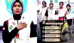 Pesilat asal Kota Bontang Fitri Mawarni