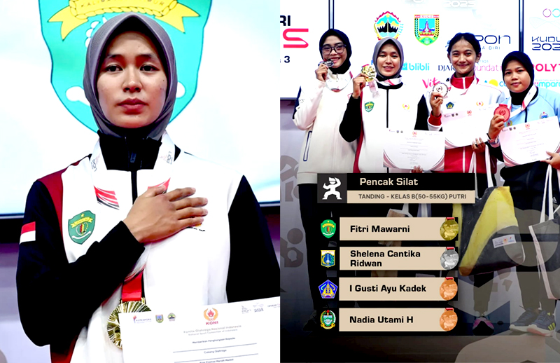 Raih Emas di PON Bela Diri 2025, Pesilat Bontang Harumkan Nama Kaltim