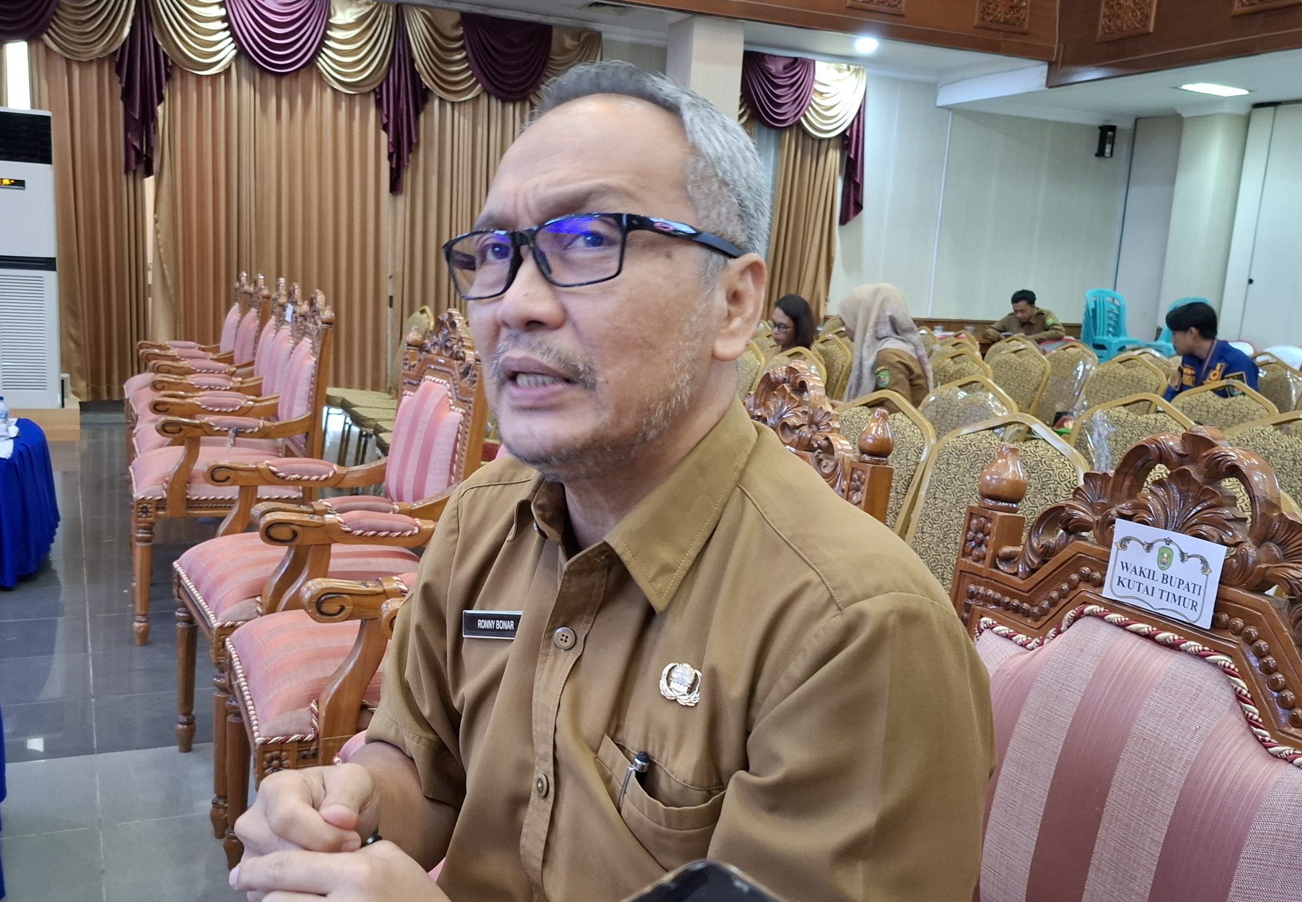 Kepala Dinas Komunikasi, Informatika, Statistik, dan Persandian (Diskominfo Staper) Kutim, Ronny Bonar.