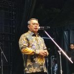 Wakil Bupati Kutim, Mahyunadi saat membuka Festival Pemuda Kreatif 2025.