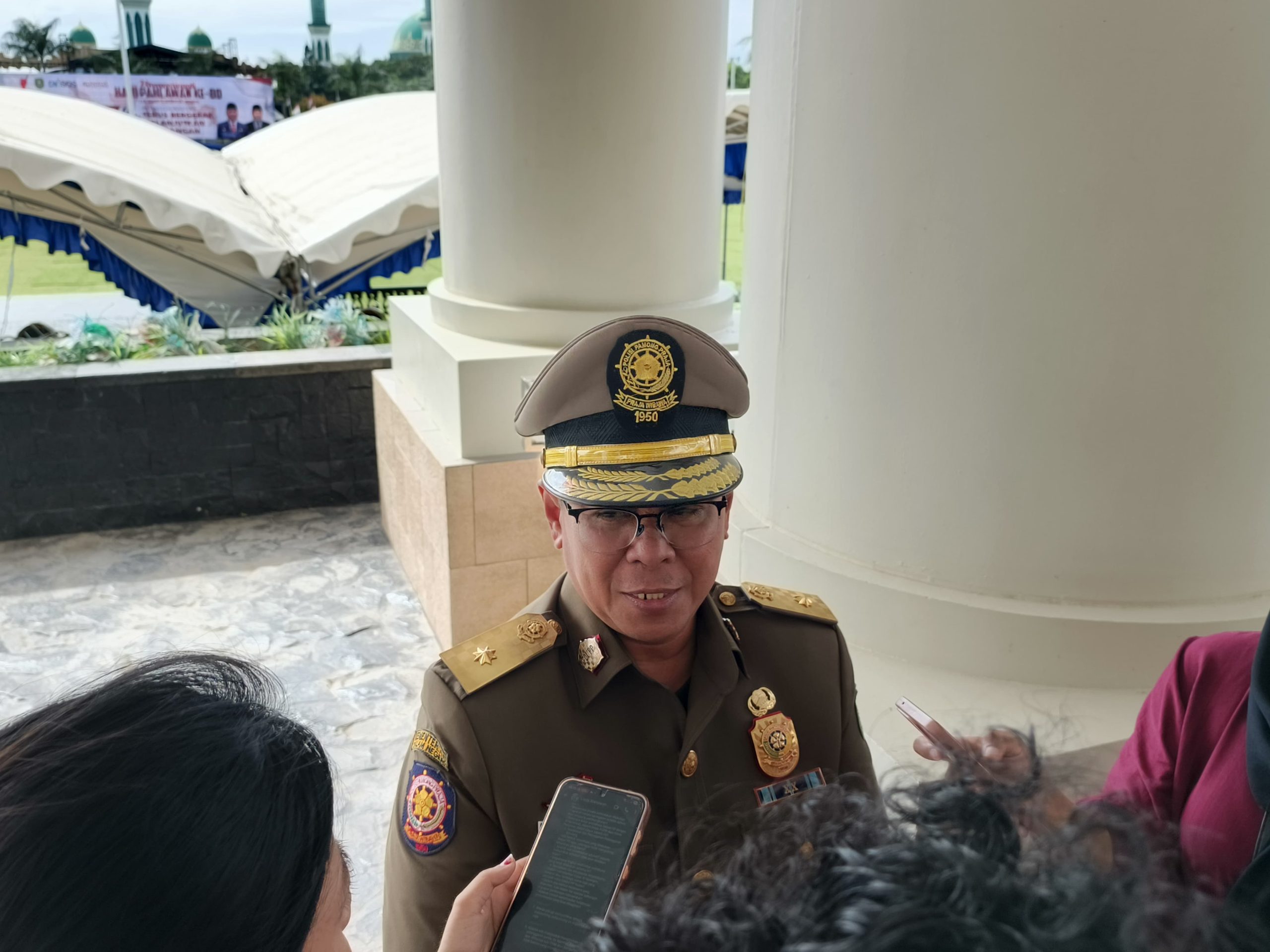 Kepala Satpol PP Kutim, Fatah Hidayat.