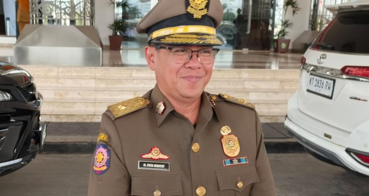 Kepala Satpol PP Kutim, Fatah Hidayat.