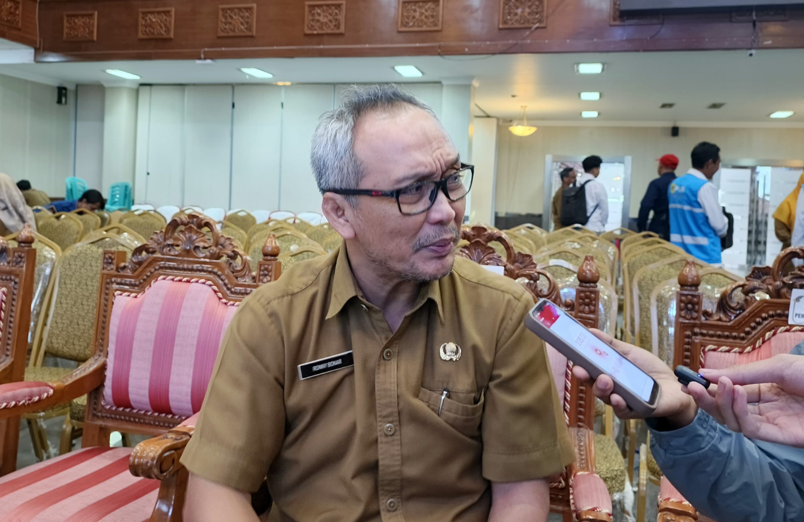 Kepala Dinas Komunikasi, Informatika, Statistik, dan Persandian (Diskominfo Staper) Kutim, Ronny Bonar.