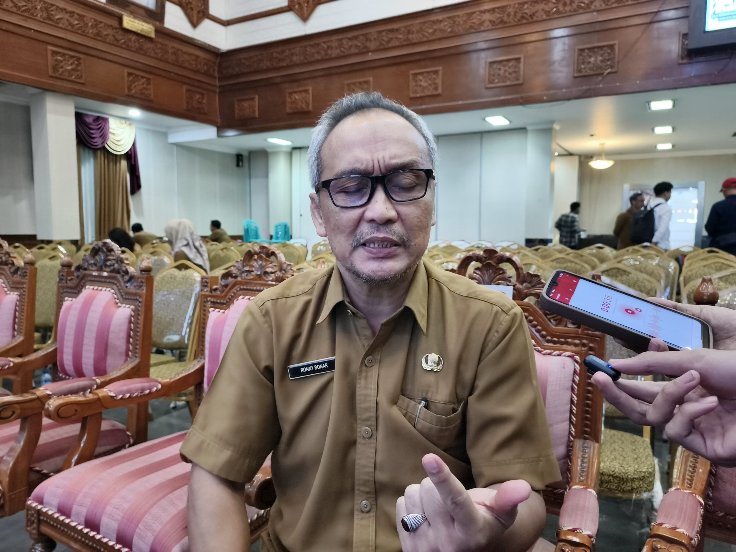 Kepala Dinas Komunikasi, Informatika, Statistik, dan Persandian (Diskominfo Staper) Kutim, Ronny Bonar.